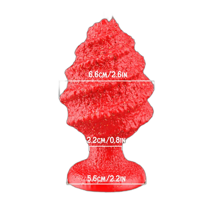 Snow Cone – Anal Toy – Textured Silicone Butt Plug
