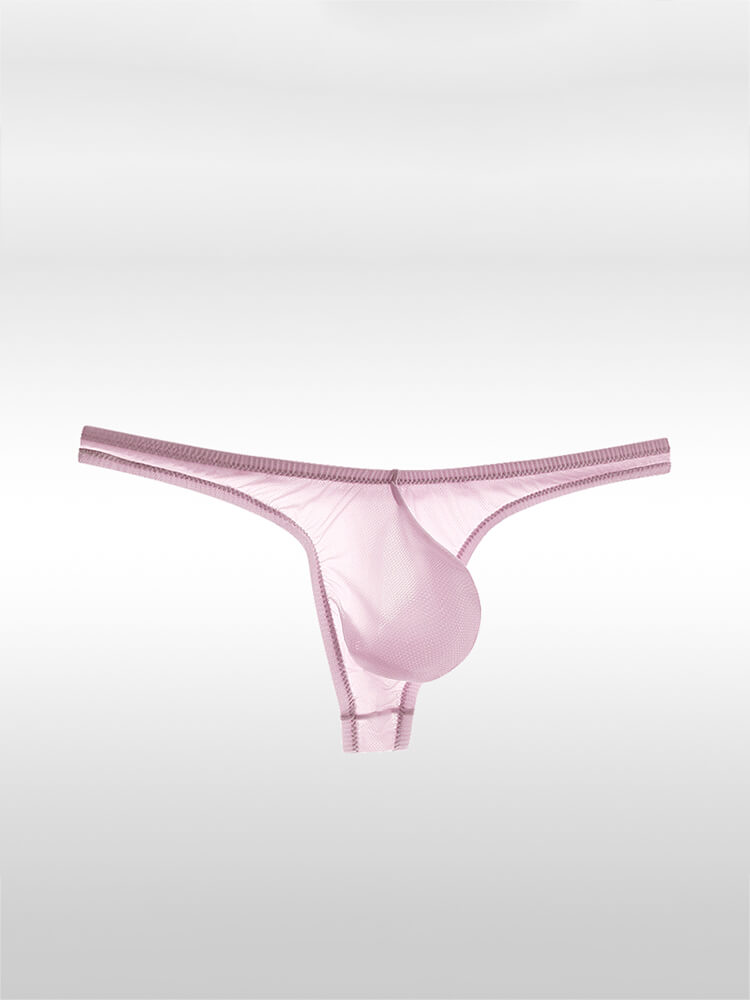 Men's Ultra-Thin Transparent Sexy Low-Rise Thong