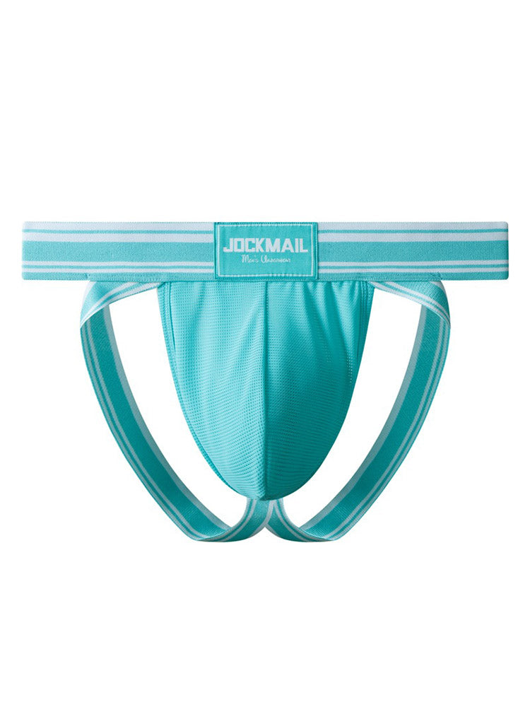 Breathable Mesh Double Strap Men's Thong