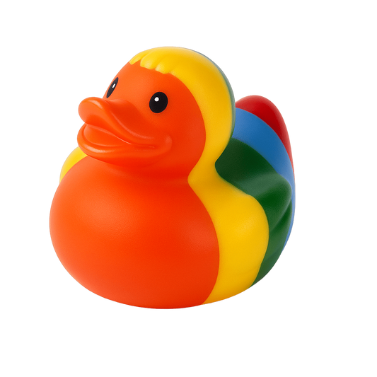 Rainbow Rubber Duck