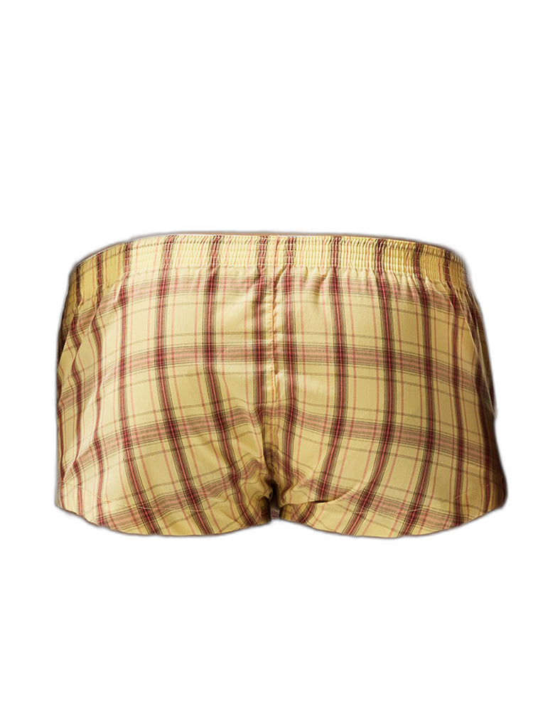 2 Pack Men's Supportive Large Pouch Odor-Resistant Antibacterial Seamless Boxer Shorts