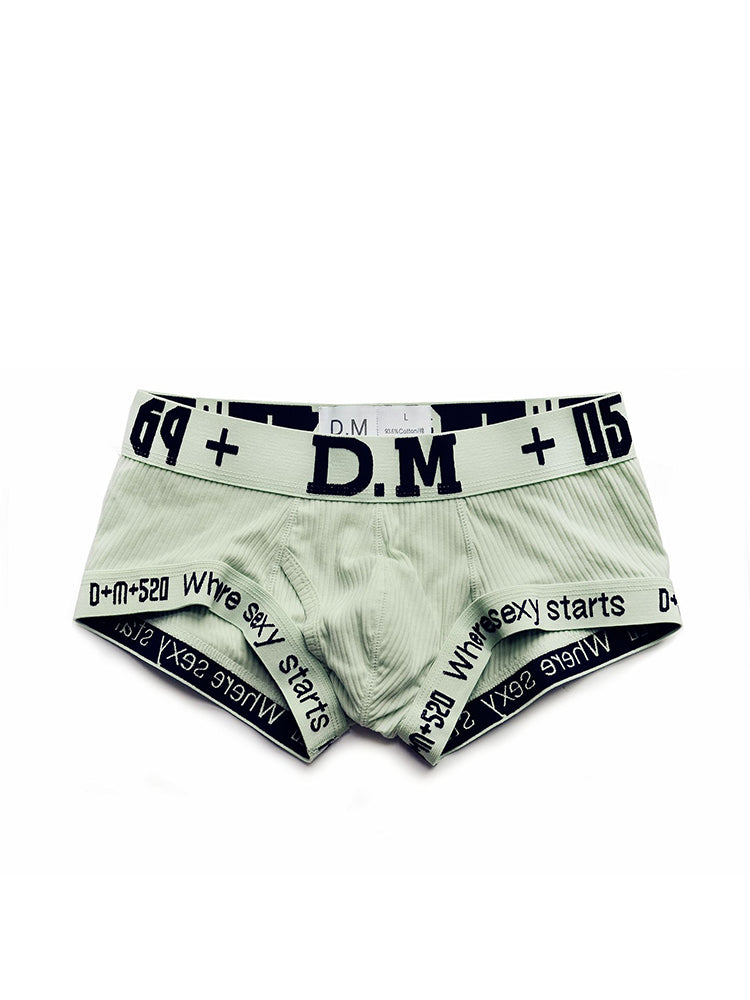 D.M Low Waist Sexy Cotton Comfort Capsule Boxer Briefs