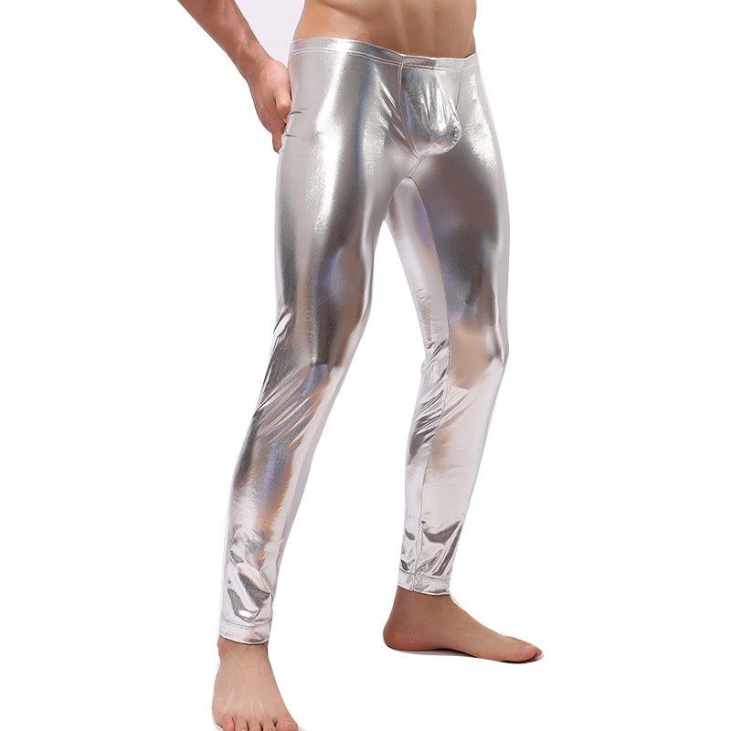 Low Waist Leather Leggings