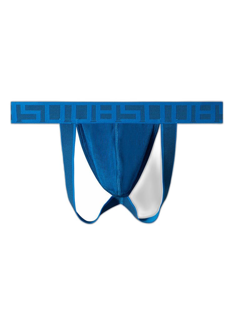 Men's Ribbed Jockstrap Underwear Athletic Supporters