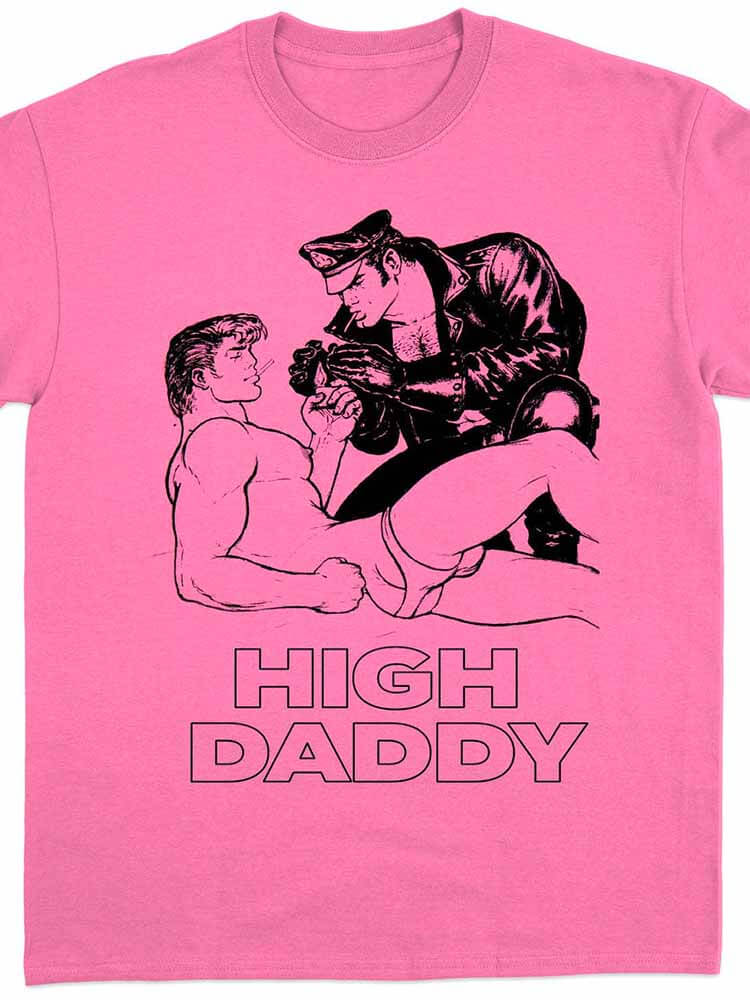 Men's Tom of Finland High Daddy Print T-Shirt  