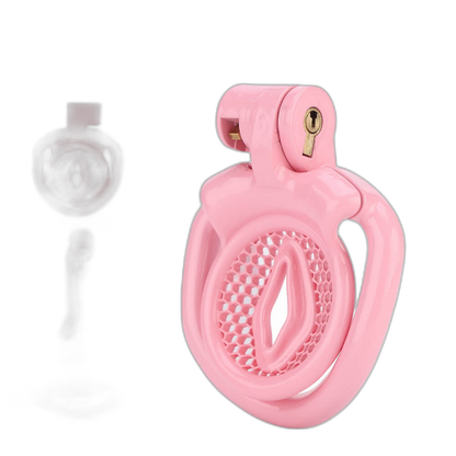 Fortis - Inverted Chastity Cage With Five Rings