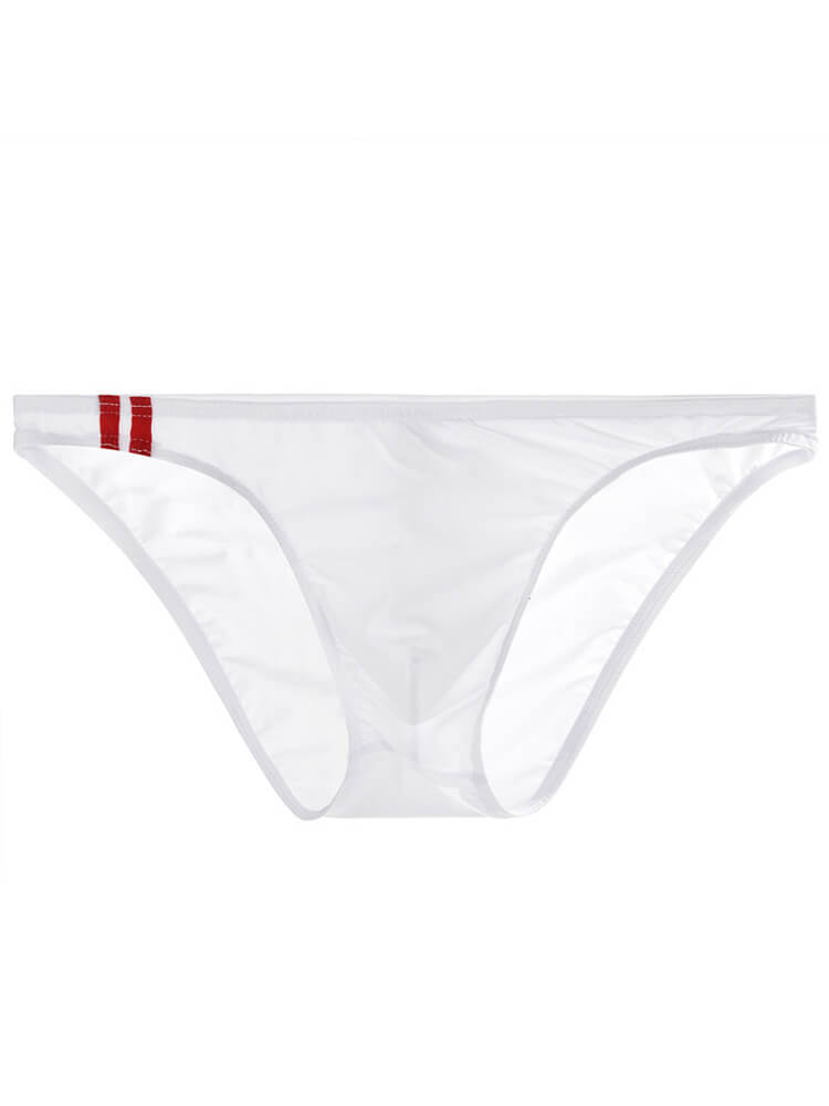 Men's Sexy Ice Silk Thin U-Convex Pouch Briefs