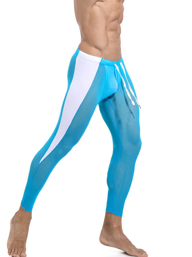 Men's High Elastic Transparent Sport Slim Pants