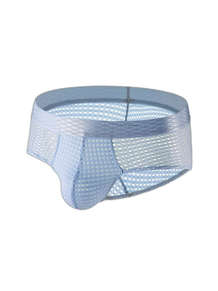 3 Pack Men's Quick-Dry Mesh Low-Rise Briefs
