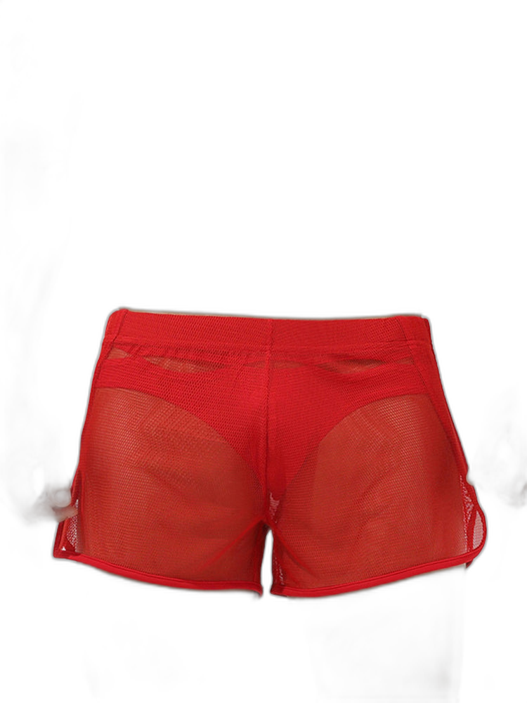 Men’s Sexy See Through Mesh Boxer Shorts