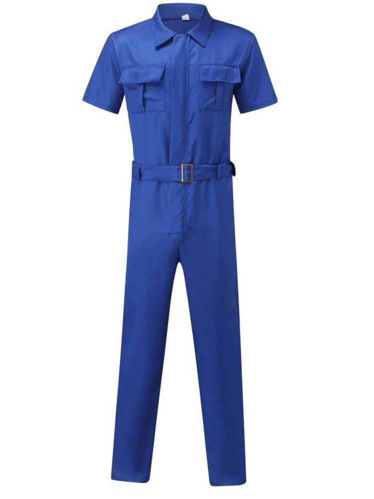 Casual Men's Uniform Workwear Jumpsuit