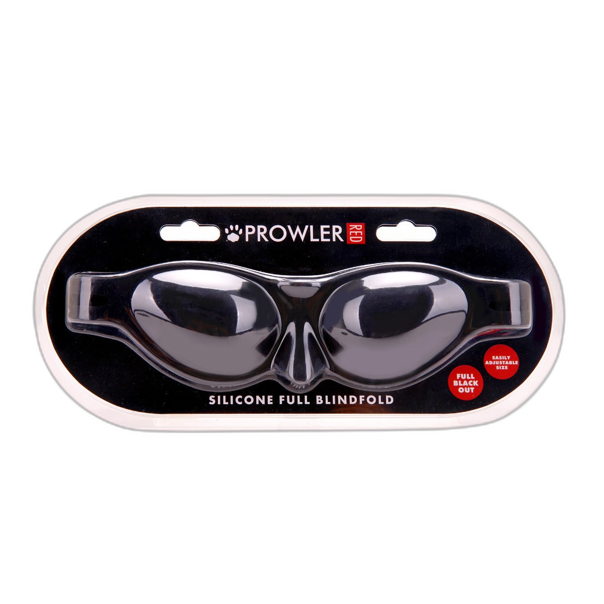 Prowler RED Silicone Full Blindfold Black