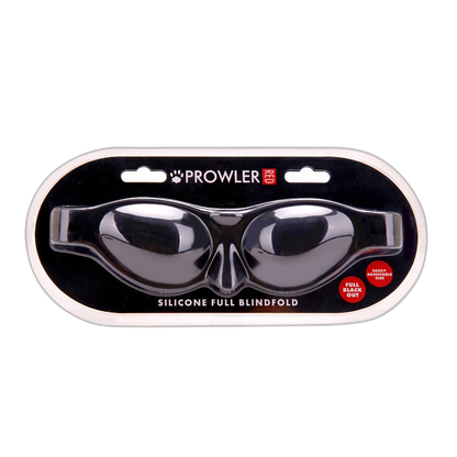Prowler RED Silicone Full Blindfold Black