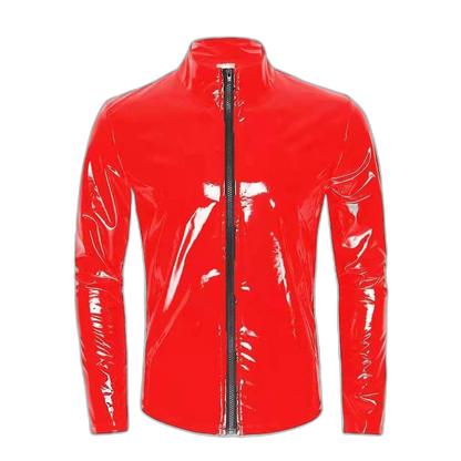 Midnight PVC Zip Jacket