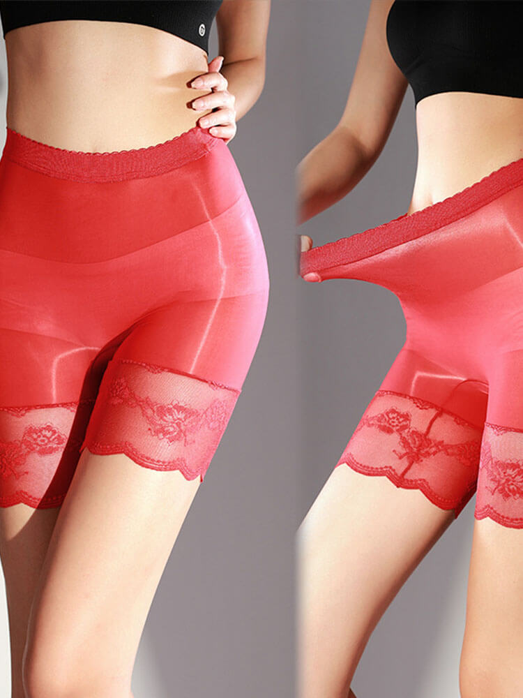 Sexy Glossy Ultra-Thin Seamless Boxer Briefs