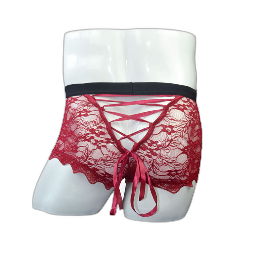 Sexy Men's Lace Back Panties
