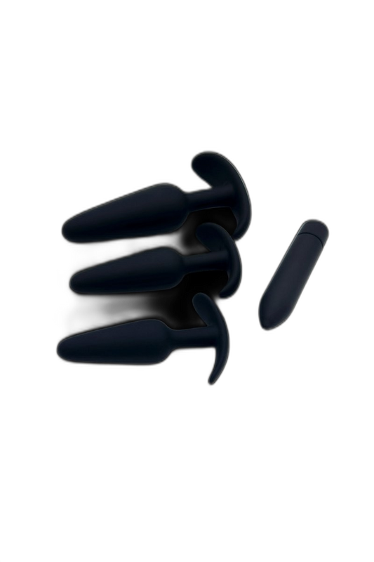 Anal Training Set (3 Piece) with Mini Bullet Vibrator
