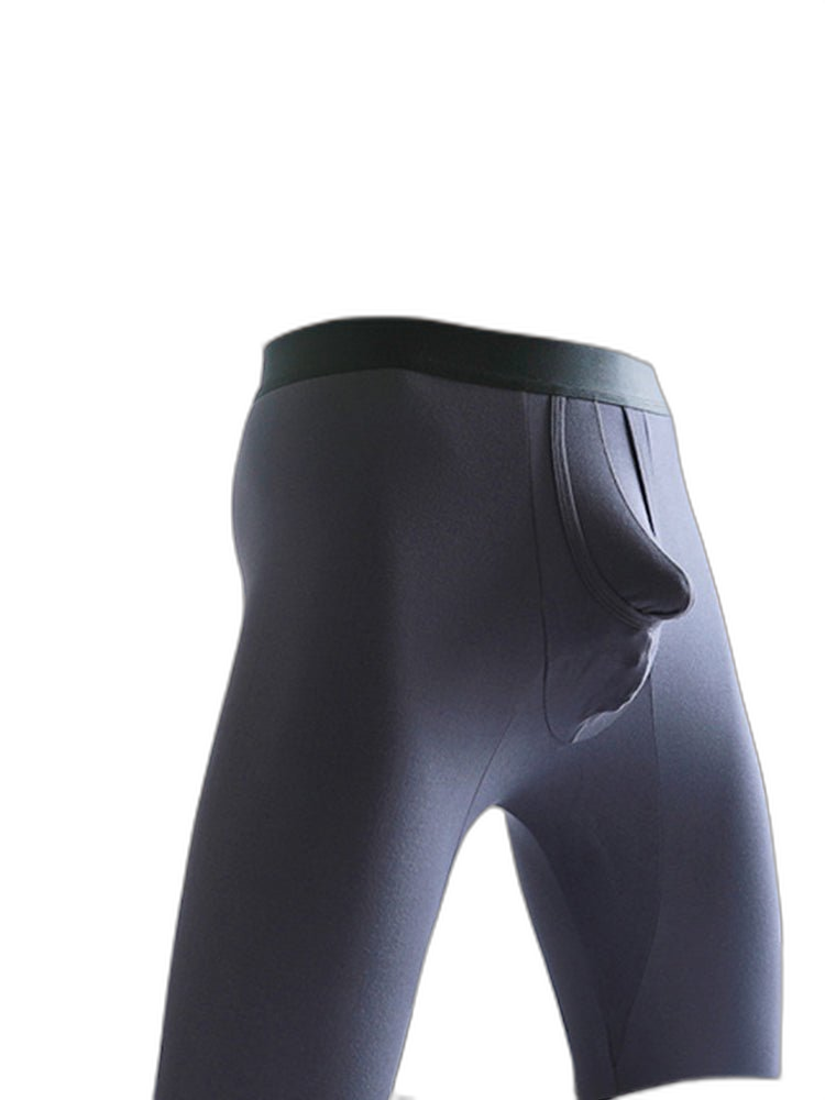 Men's Split-opening Pouch Thermal Pants