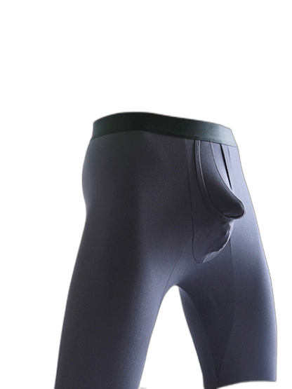 Men's Split-opening Pouch Thermal Pants