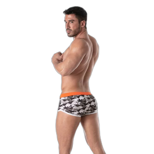 TOF Paris Iconic Swim Trunk Camo Grey