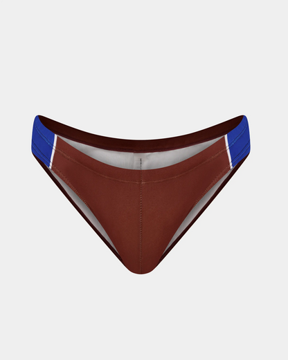 Core Razor Brief - Brandy & Blue