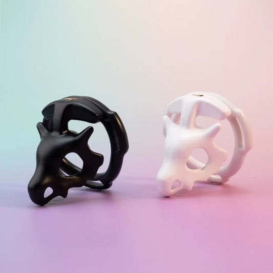 Dinosaur Fossil Skull Chastity Cage – Biomechanical Resin Design 🦴