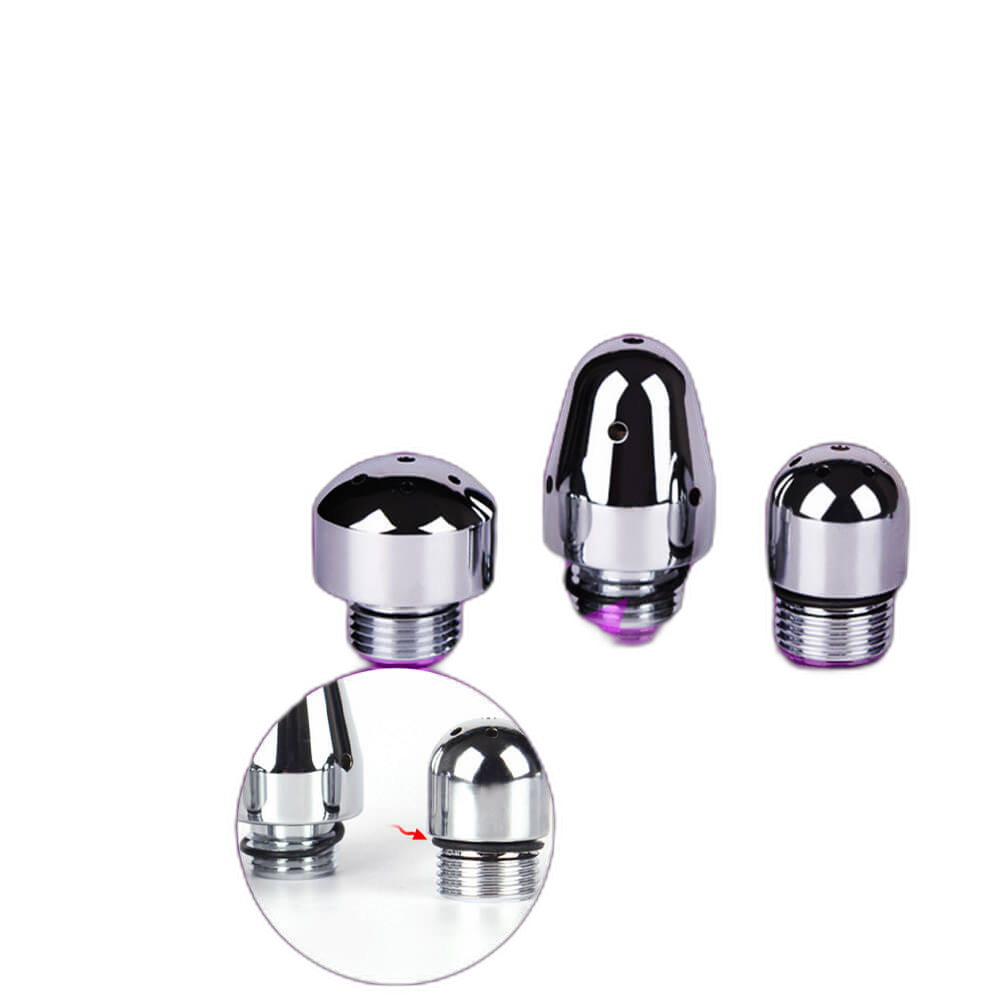 Aluminium Shower Enema Kit – 3 Nozzle Attachments