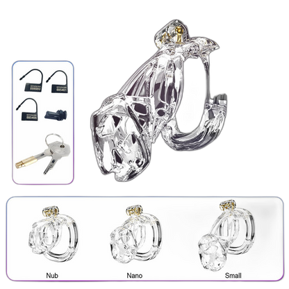 Specter - Chastity Cage with Belt - Penis Cage