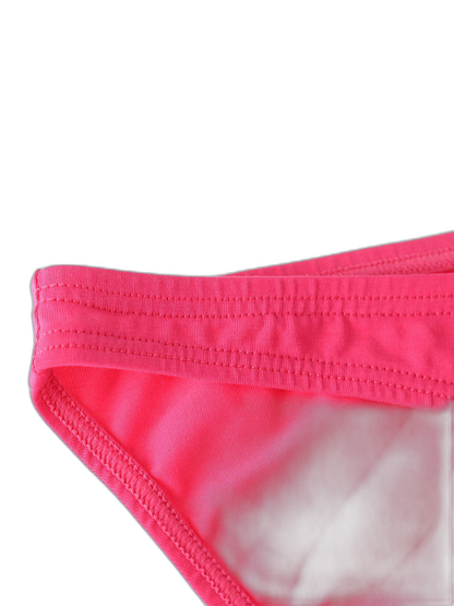 2 Pack Men's Solid Sexy Low-Rise Briefs