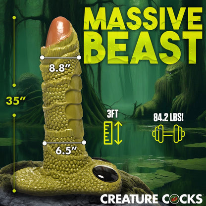 Giant Scaly Swamp Monster 3 Foot Giant Dildo