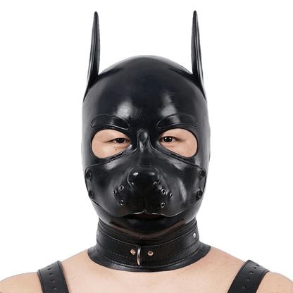 Furrjoi Silicone Pup Hood Black