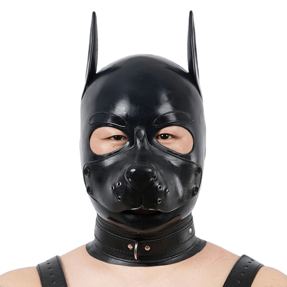 Furrjoi Silicone Pup Hood Black