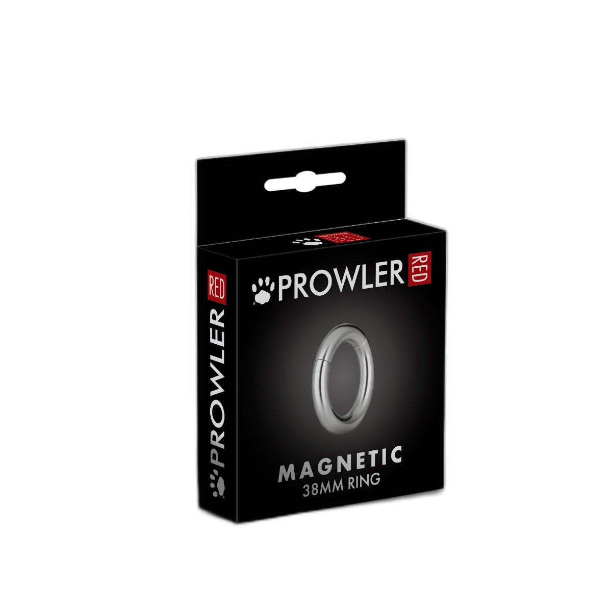 Prowler RED Magnetic Cock Ring 38mm Silver