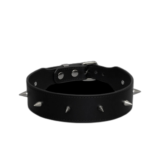 Spike Leather Choker