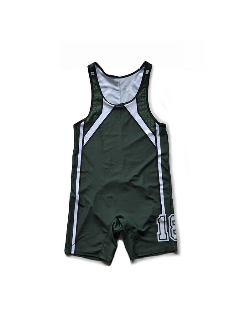 D.M Men's Number 18 Hip Hollow Vest Bodysuit