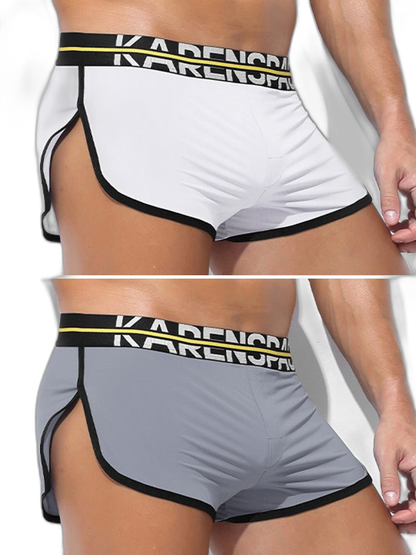2 Pack Men's Comfortable Lounge Sport Boxer Briefs