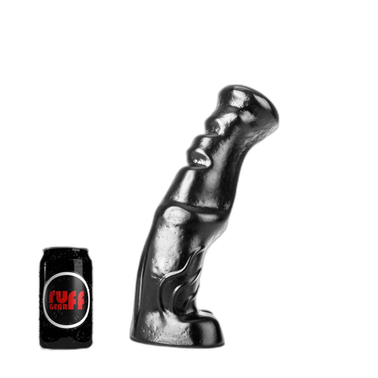 ruff GEAR Dark Knight Dildo 12.4 Inch Black