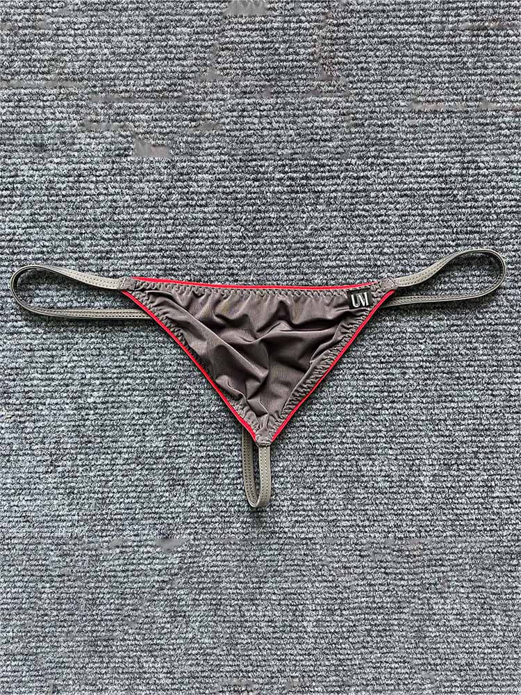 Men's Japanese Style Slim Fit Ice Silk Thin Thong