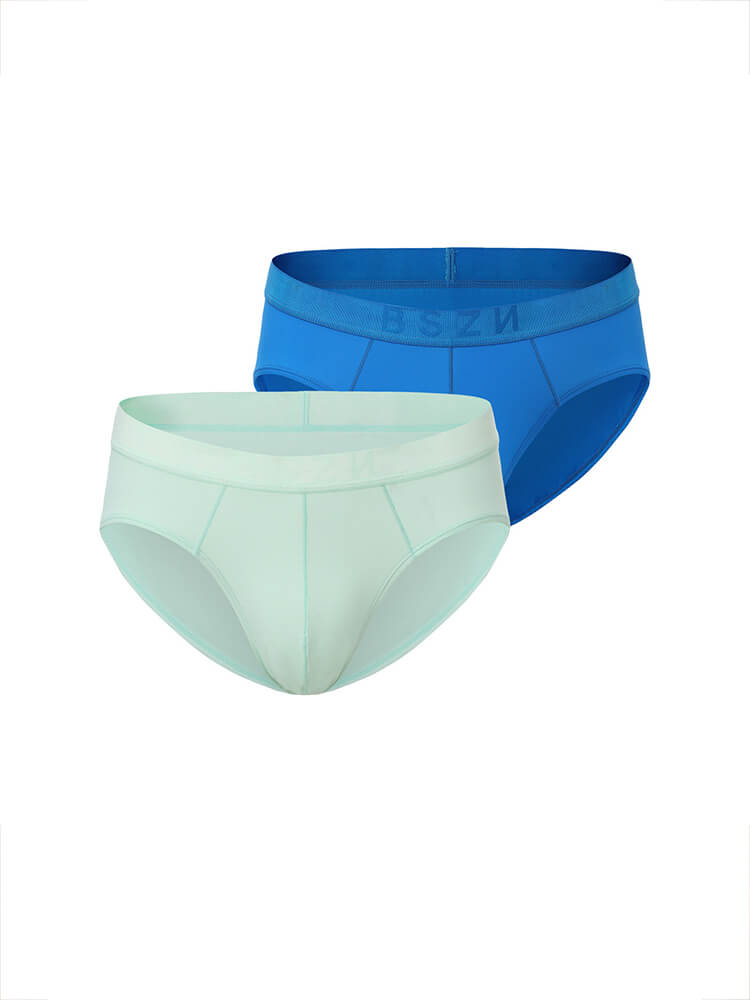 Men's Solid Color Lightweight Breathable Briefs