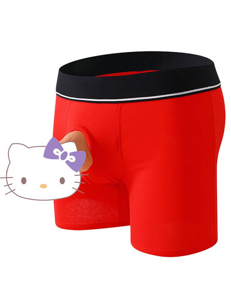 Men's Gun Bullet Separation Silicone Ring Trunks