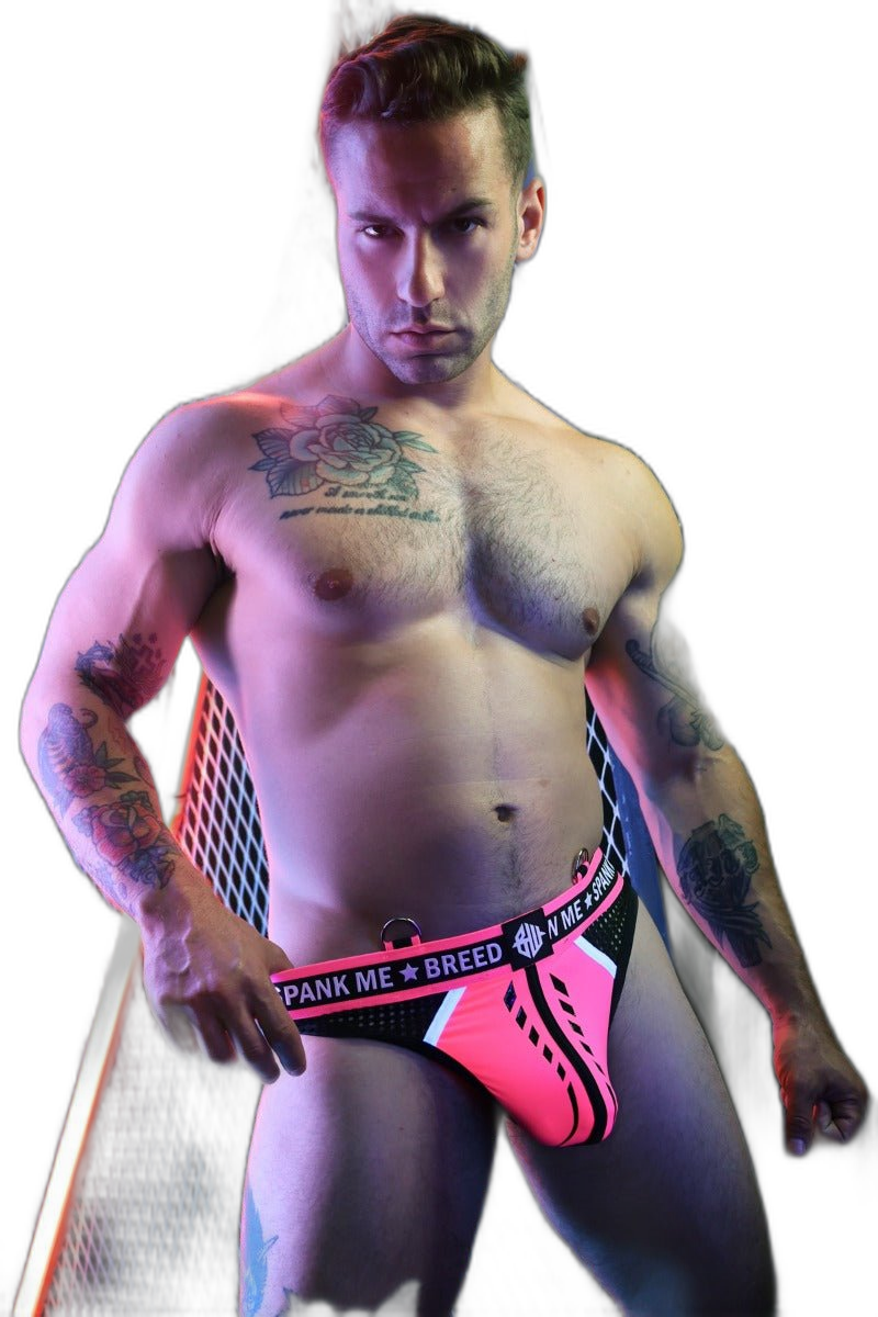 Breedwell Snax Thong Neon Pink