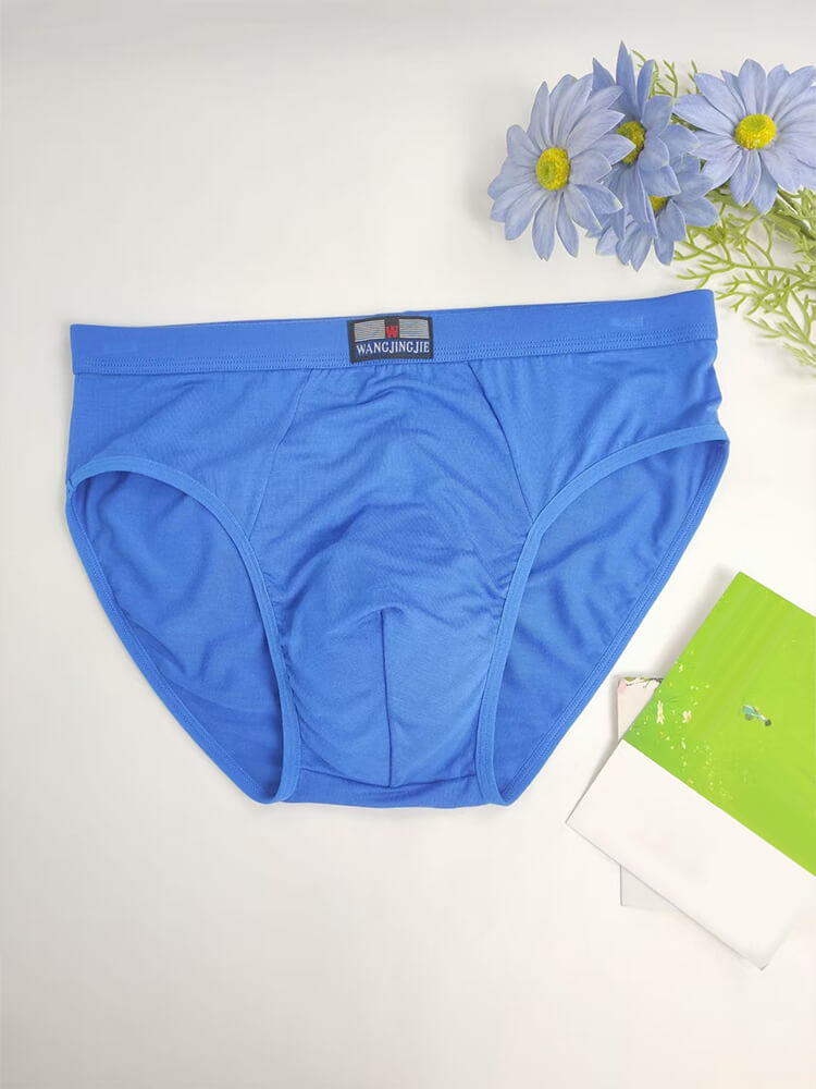 Men's Solid-Color Breathable Comfortable Modal Briefs