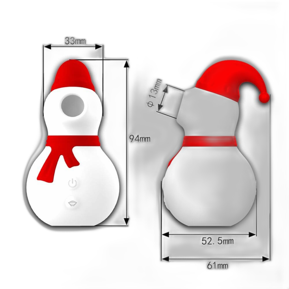 SnowMate – Clitoral/Nipple Sucking Vibrator Sex Toy –  G-Spot Vibrator