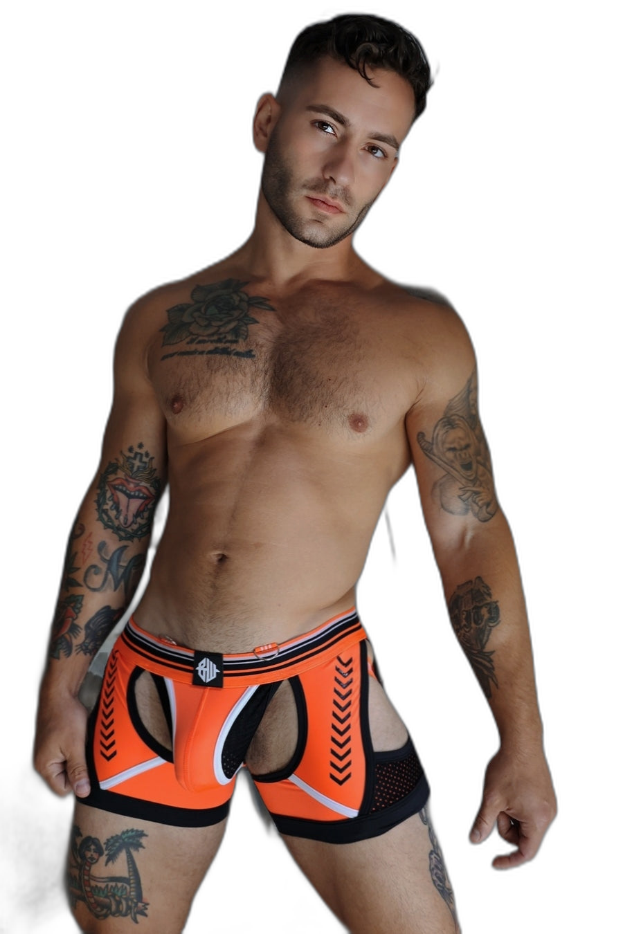 Breedwell Circuit Breaker Chap Jock Neon Orange