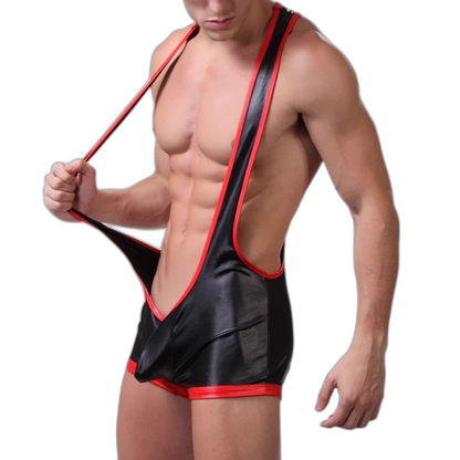 Kinky Vegan Leather Bodysuit