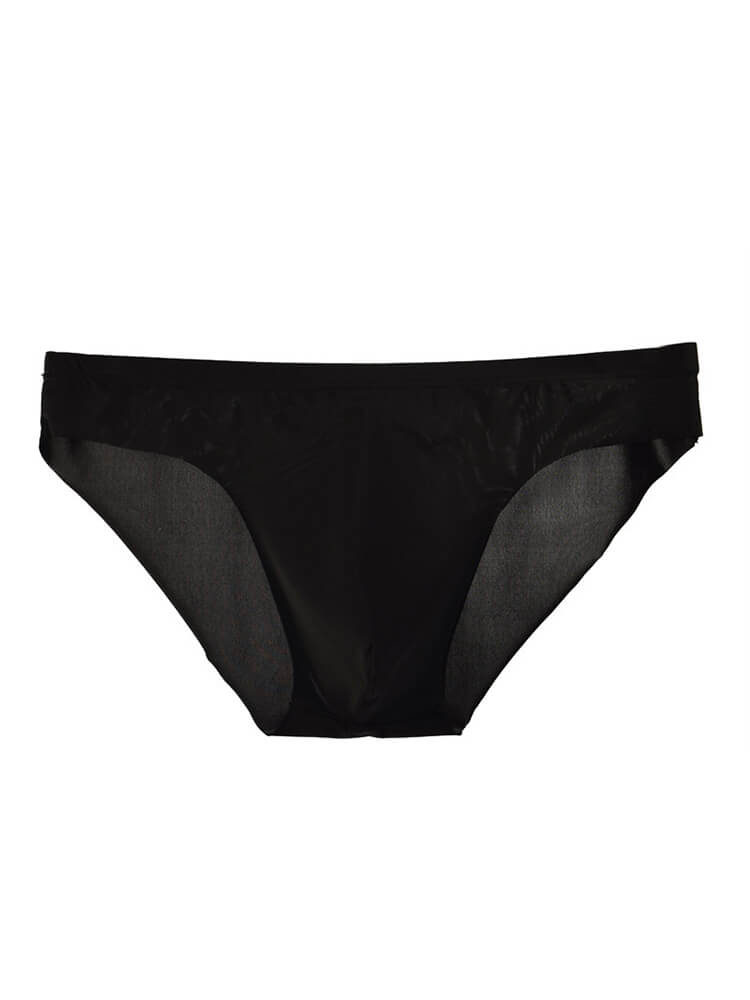Men's Ice Silk Quick-Dry Thin Transparent Briefs