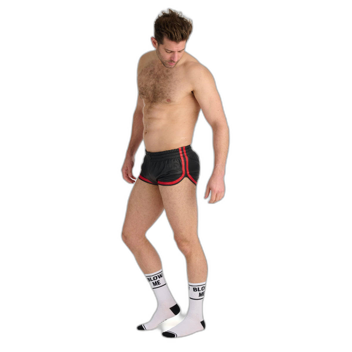 Prowler RED Blow Me Socks White Black
