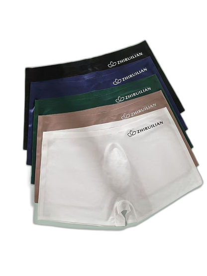 2-pack Men's Translucent Seamless 3D Pocket Trunks
