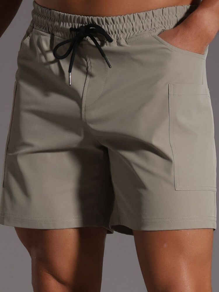 Men's Casual Multi-Pocket Quick-Drying Beach Shorts