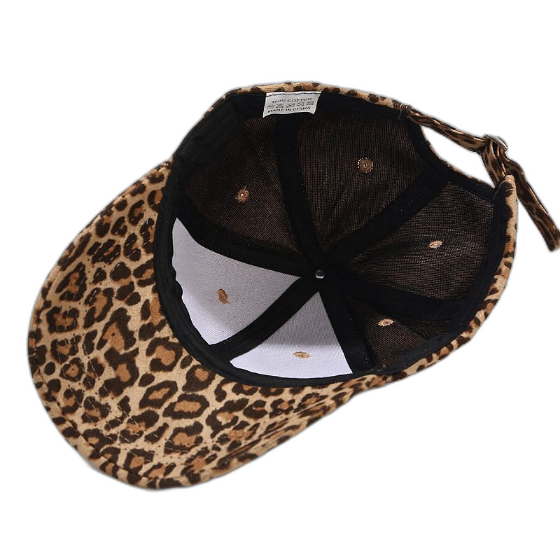 Adjustable Leopard Print Cap